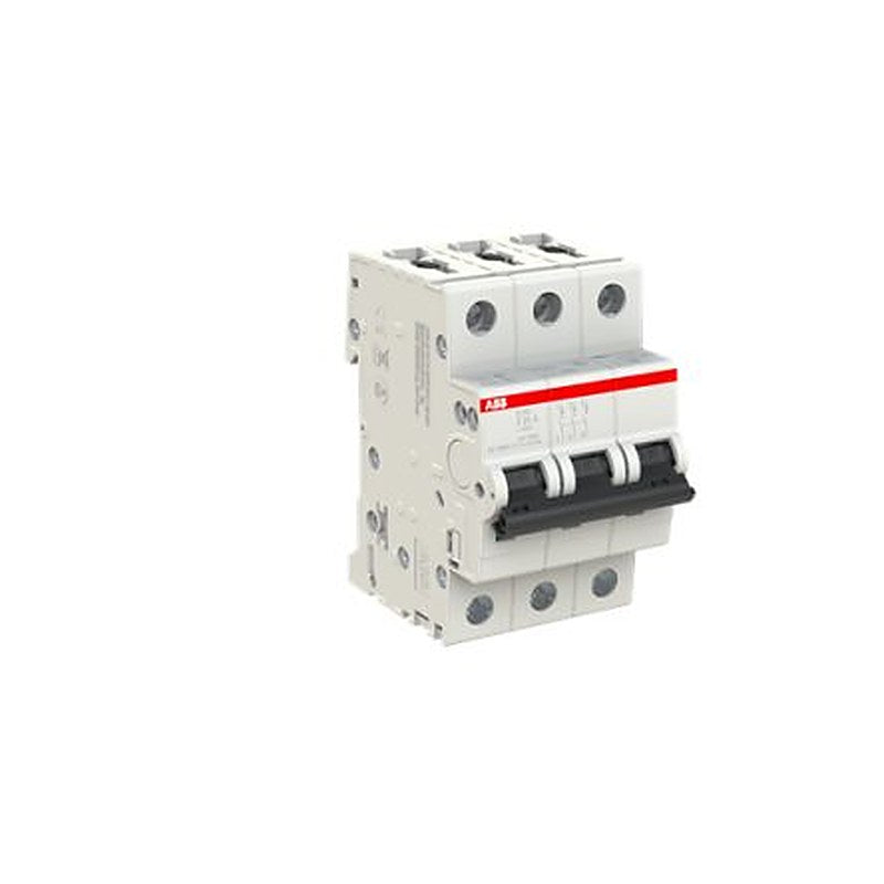 ABB System Pro M Compact S200 Miniature Circuit Breaker, 3-Pole, 25A, Type Z, 400V ac AC, 110 V dc DC, 10 kA Breaking
