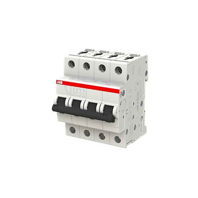 ABB System Pro M Compact S200 Miniature Circuit Breaker, 4-Pole, 1A, Type C, 400V ac AC, 110 V dc DC, 10 kA Breaking