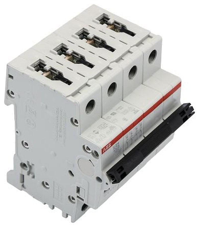 ABB System Pro M Compact S200 Miniature Circuit Breaker, 4-Pole, 25A, Type D, 400V ac AC, 6 kA Breaking Capacity