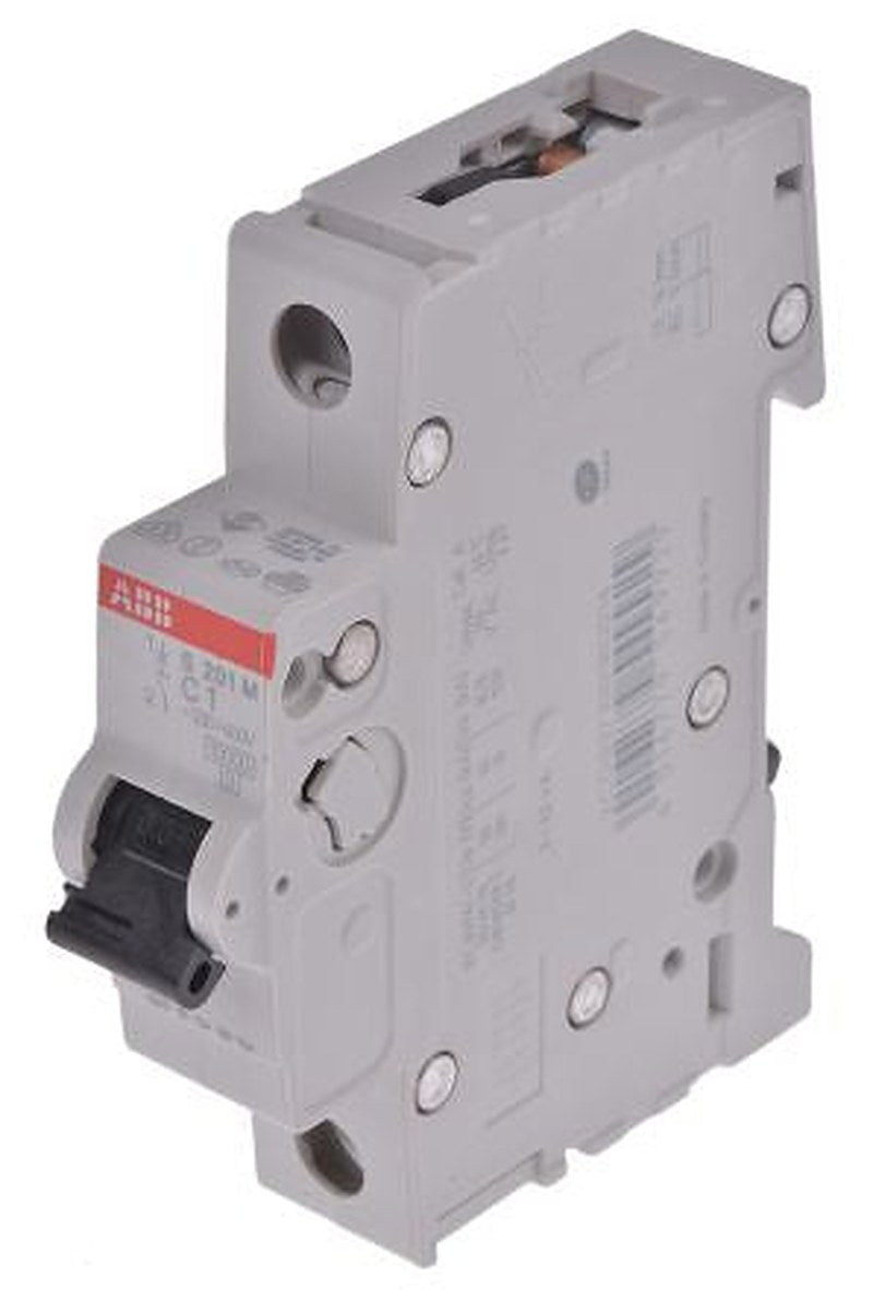 ABB System Pro M Compact System Pro M Compact Miniature Circuit Breaker, 1-Pole, 1A, Type C, 253V ac AC, 72 V dc DC, 10