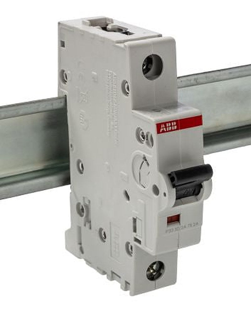 ABB System Pro M Compact S200M Miniature Circuit Breaker, 1-Pole, 10A, Type D, 230V ac AC, 72 V dc DC, 10 kA Breaking