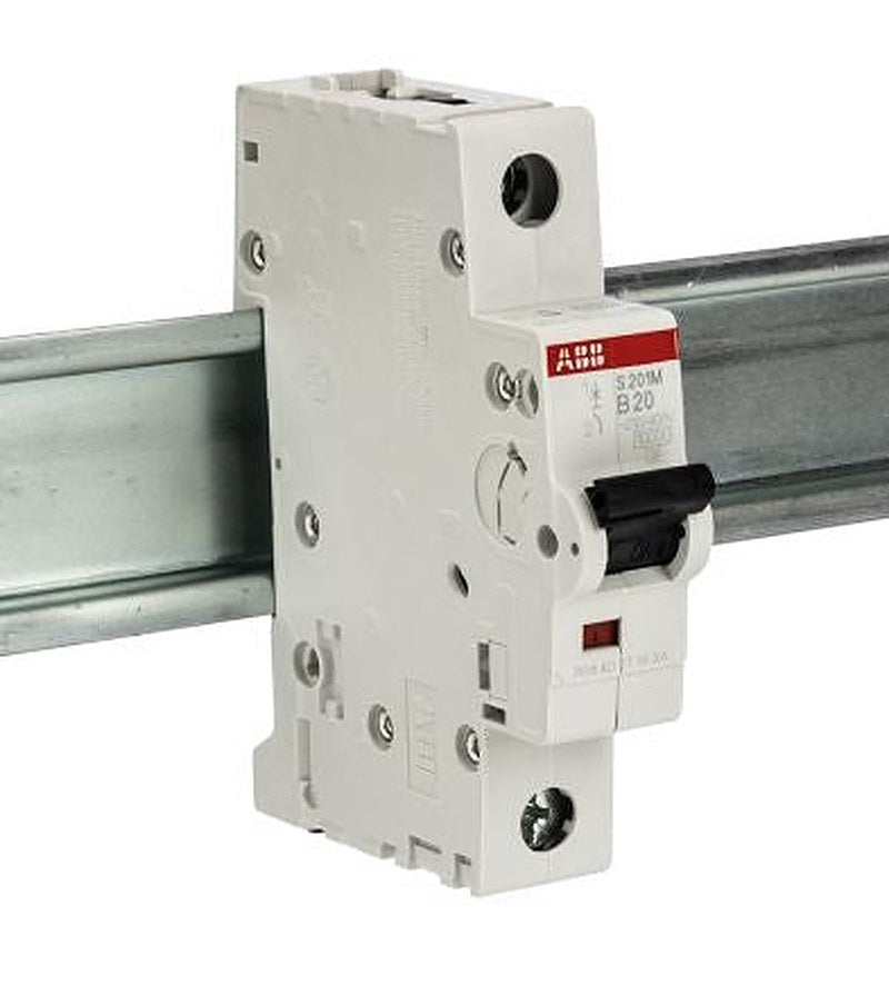 ABB System Pro M Compact System Pro M Compact Miniature Circuit Breaker, 1-Pole, 20A, Type B, 253V ac AC, 72 V dc DC, 10