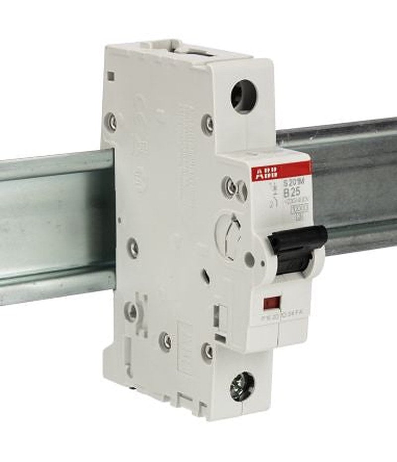 ABB System Pro M Compact System Pro M Compact Miniature Circuit Breaker, 1-Pole, 25A, Type B, 253V ac AC, 72 V dc DC, 10