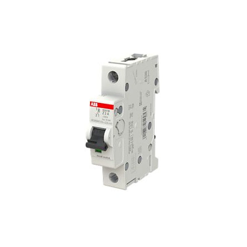 ABB System Pro M Compact S200M Miniature Circuit Breaker, 1-Pole, 2A, Type Z, 400V ac AC, 72 V dc DC, 15 kA Breaking