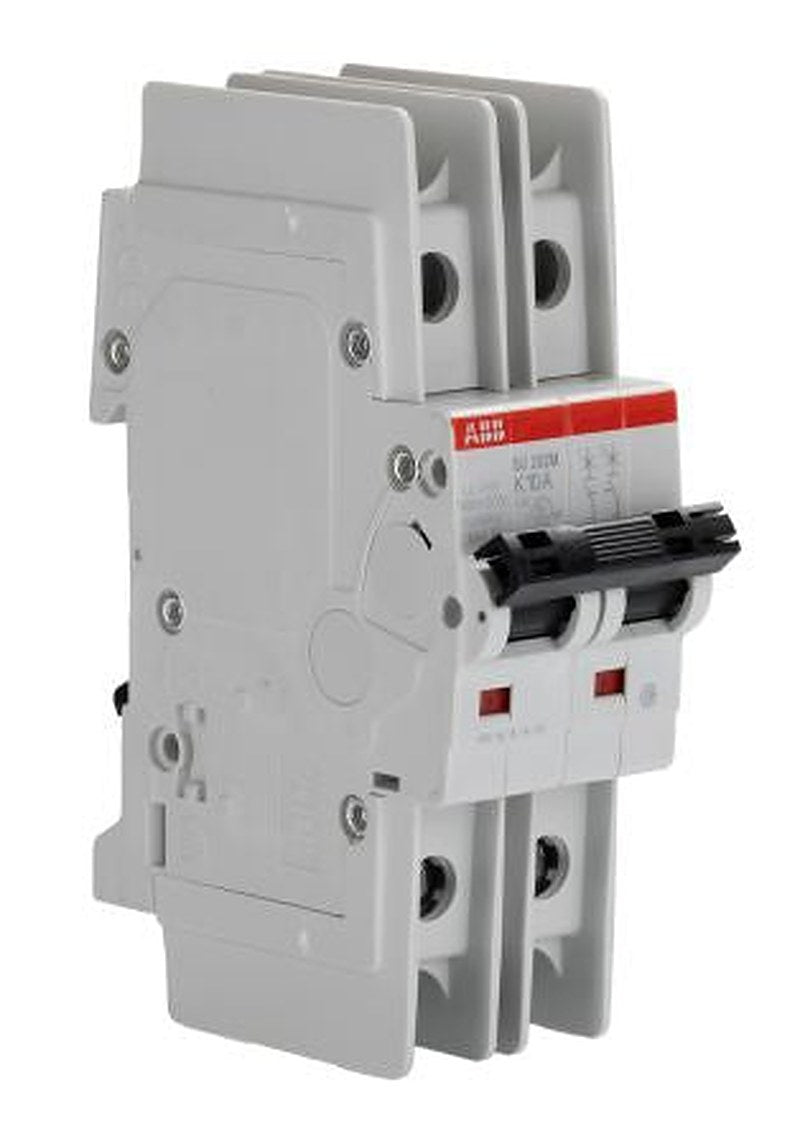 ABB System Pro M Compact S200M Miniature Circuit Breaker, 1-Pole, 6A, Type K, 253V ac AC, 72 V dc DC, 15 kA Breaking