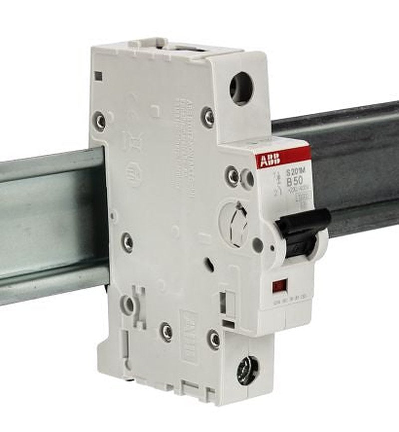 ABB System Pro M Compact System Pro M Compact Miniature Circuit Breaker, 1-Pole, 50A, Type B, 253V ac AC, 72 V dc DC, 10