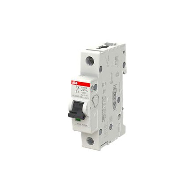 ABB System Pro M Compact S200M Miniature Circuit Breaker, 1-Pole, 25A, Type Z, 400V ac AC, 72 V dc DC, 15 kA Breaking