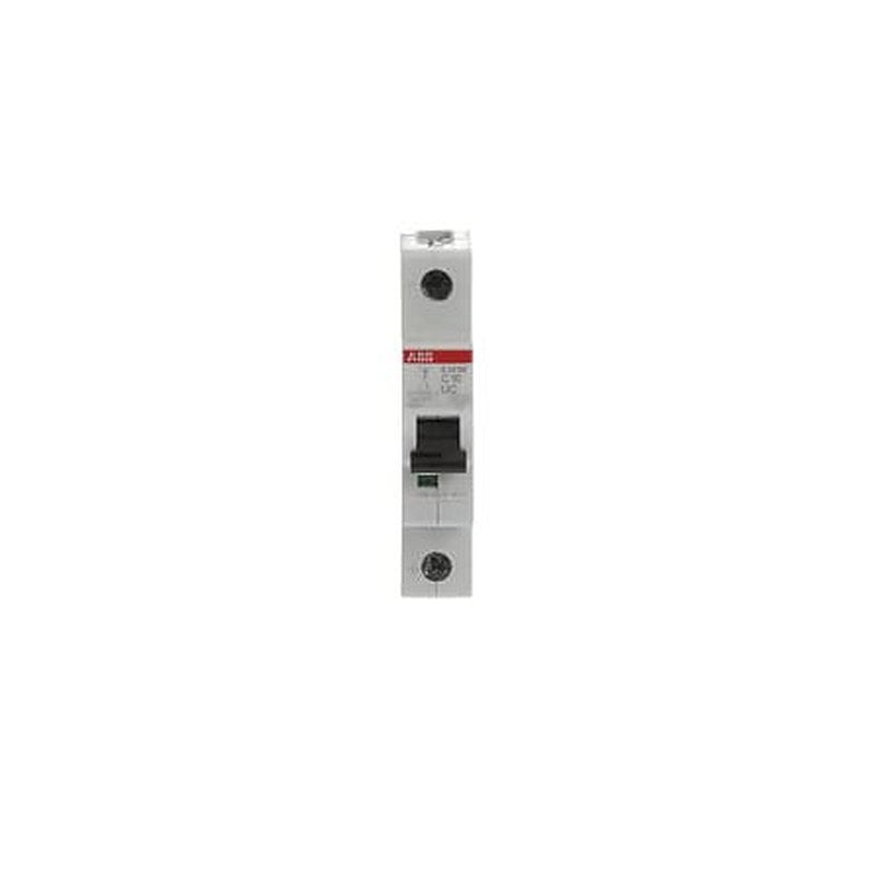 ABB System Pro M Compact S200 M UC Miniature Circuit Breaker, 1-Pole, 10A, Type C, 230V ac AC, 220 V dc DC, 10 kA