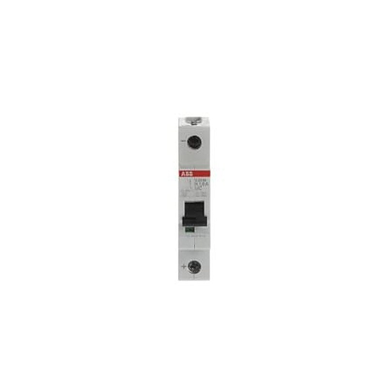 ABB System Pro M Compact S200 M UC Miniature Circuit Breaker, 1-Pole, 1.6A, Type K, 230V ac AC, 220 V dc DC, 20 kA