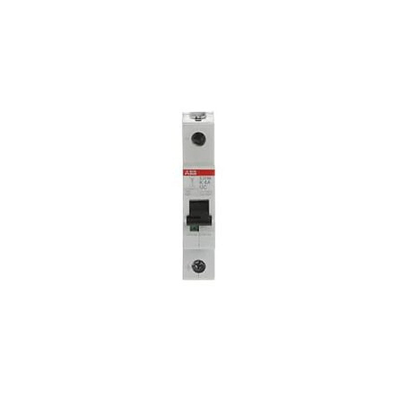 ABB System Pro M Compact S200 M UC Miniature Circuit Breaker, 1-Pole, 4A, Type K, 230V ac AC, 220 V dc DC, 10 kA