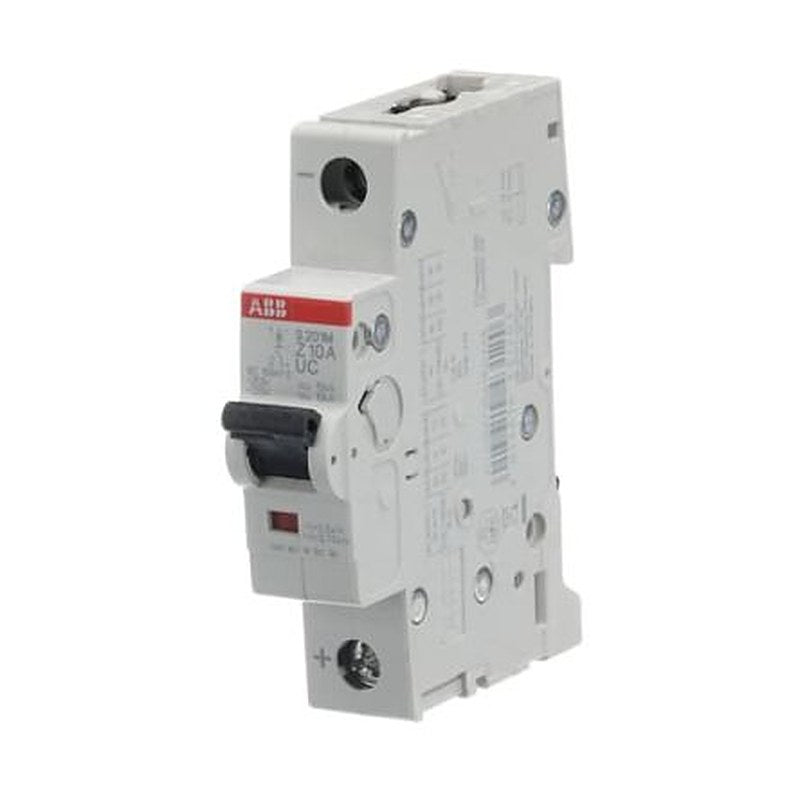 ABB System Pro M Compact S200 M UC Miniature Circuit Breaker, 1-Pole, 10A, Type Z, 230V ac AC, 220 V dc DC, 10 kA
