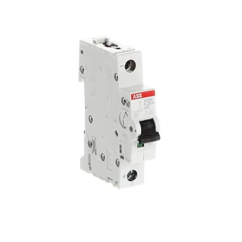 ABB System Pro M Compact S200 M UC Miniature Circuit Breaker, 1-Pole, 25A, Type K, 230V ac AC, 220 V dc DC, 10 kA