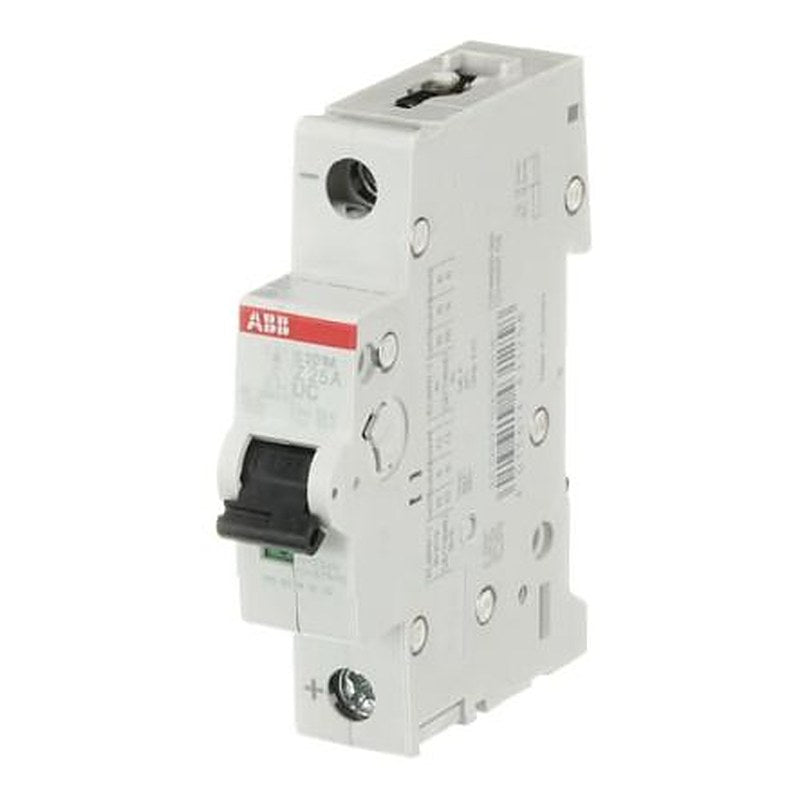 ABB System Pro M Compact S200 M UC Miniature Circuit Breaker, 1-Pole, 25A, Type Z, 230V ac AC, 220 V dc DC, 10 kA