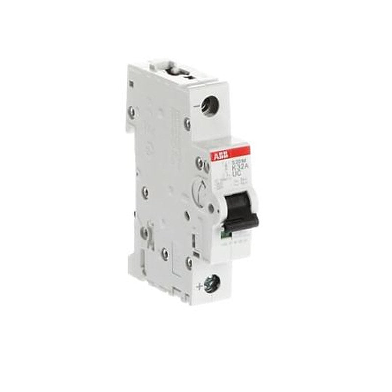 ABB System Pro M Compact S200 M UC Miniature Circuit Breaker, 1-Pole, 32A, Type K, 230V ac AC, 220 V dc DC, 10 kA