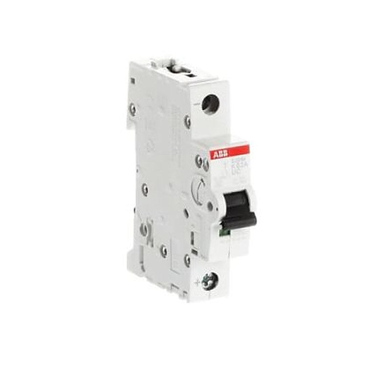 ABB System Pro M Compact S200 M UC Miniature Circuit Breaker, 1-Pole, 63A, Type K, 230V ac AC, 220 V dc DC, 10 kA