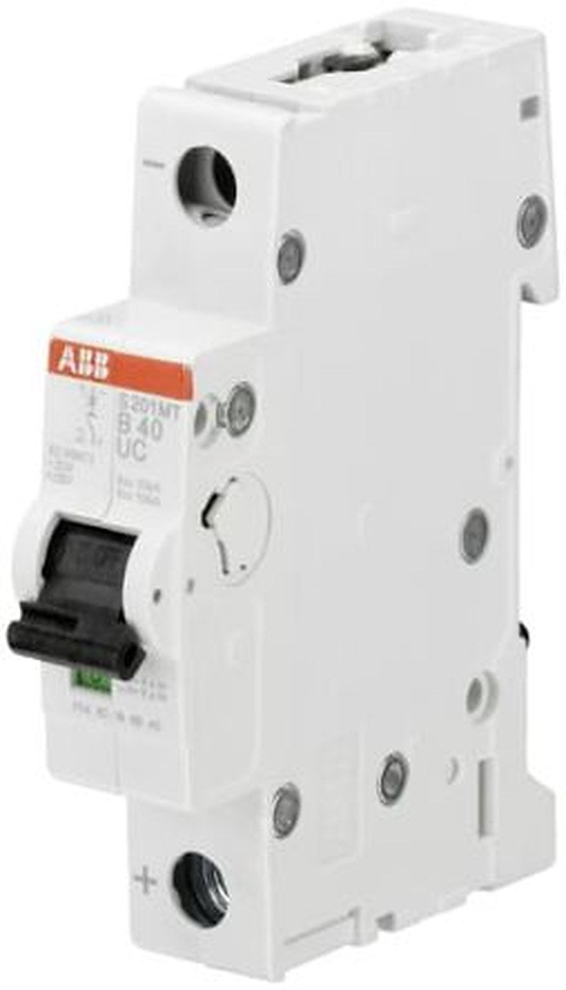ABB System Pro M Compact S200 MTUC Miniature Circuit Breaker, 1-Pole, 3A, Type C, 266V ac AC, 250 V dc DC, 10 kA