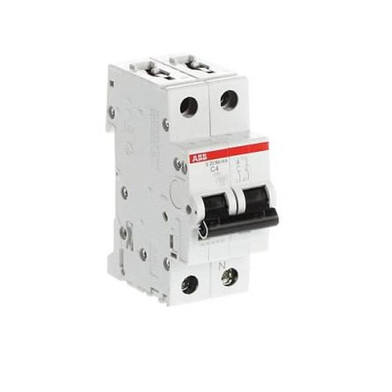 ABB System Pro M Compact S200M Miniature Circuit Breaker, 1-Pole, 4A, Type C, 230V ac AC, 60 V dc DC, 15 kA Breaking
