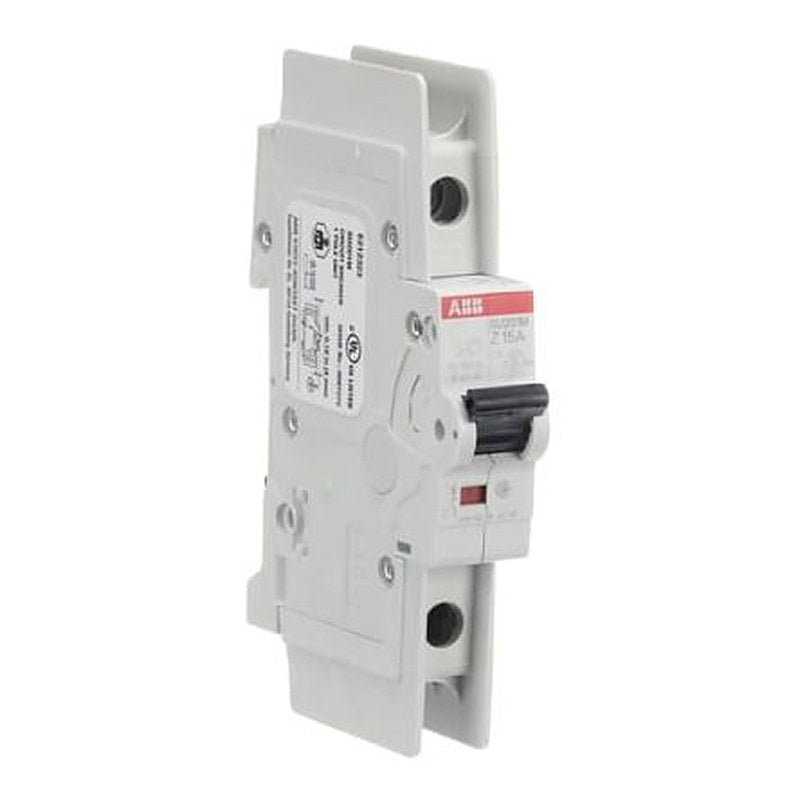 ABB SU200 M SU200 M Miniature Circuit Breaker, 1-Pole, 15A, Type Z, 277V ac AC, 48 V dc DC, 15 kA Breaking Capacity