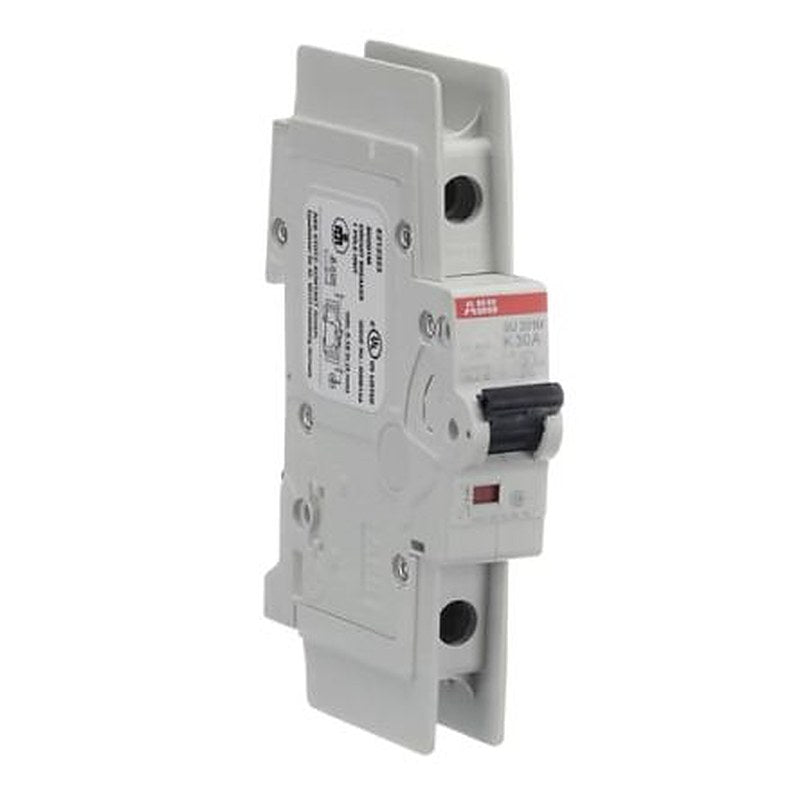 ABB SU200 M Miniature Circuit Breaker, 1-Pole, 30A, Type K, 277V ac AC, 48 V dc DC, 15 kA Breaking Capacity