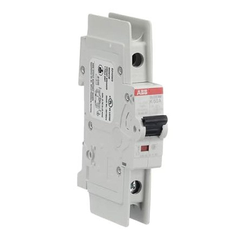 ABB SU200 M SU200 M Miniature Circuit Breaker, 1-Pole, 50A, Type K, 240V ac AC, 48 V dc DC, 15 kA Breaking Capacity