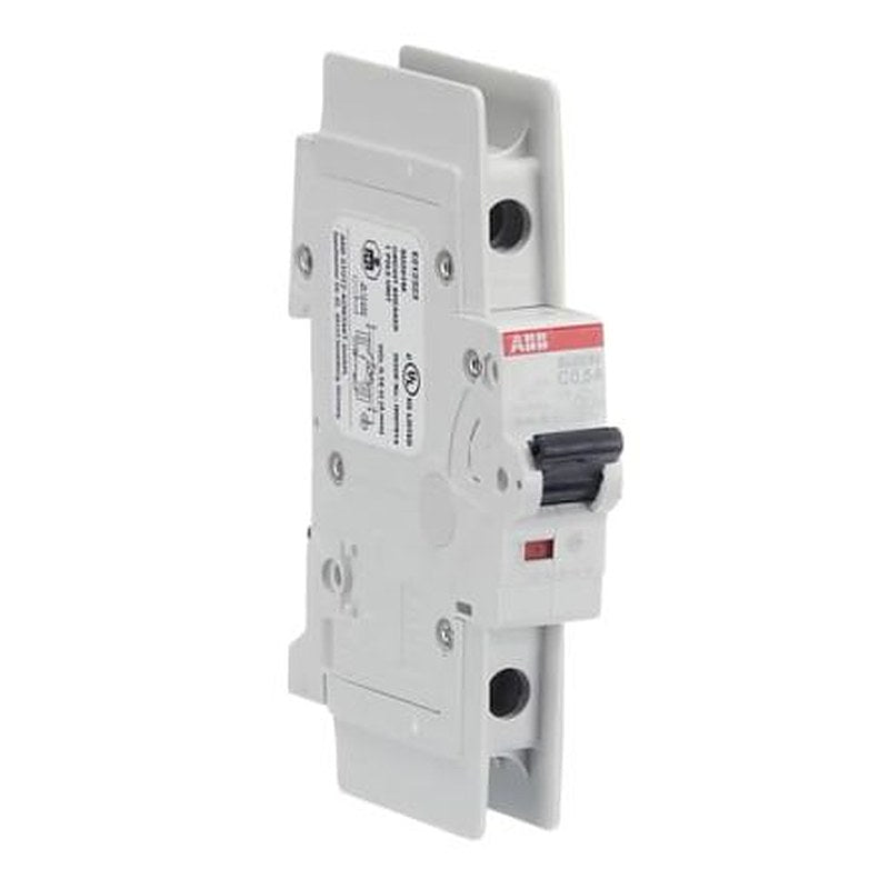 ABB SU201M SU200 M Miniature Circuit Breaker, 1-Pole, 0.5A, Type C, 277V ac AC, 48 V dc DC, 15 kA Breaking Capacity