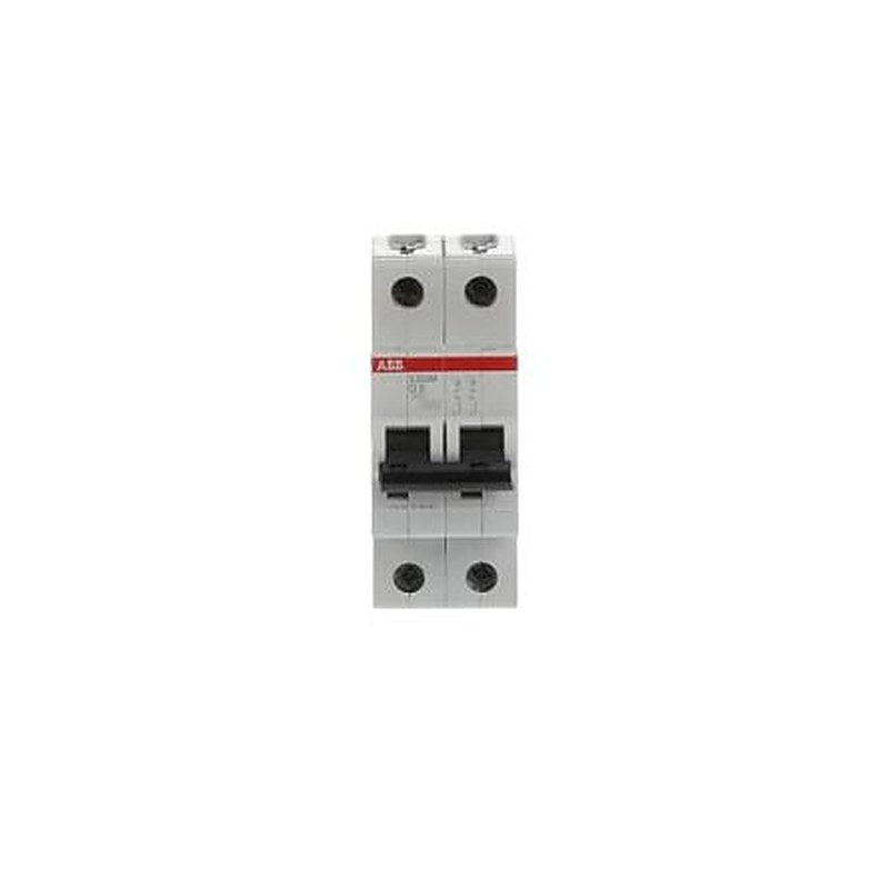 ABB System Pro M Compact S200M Miniature Circuit Breaker, 2-Pole, 3A, Type D, 400V ac AC, 125 V dc DC, 15 kA Breaking