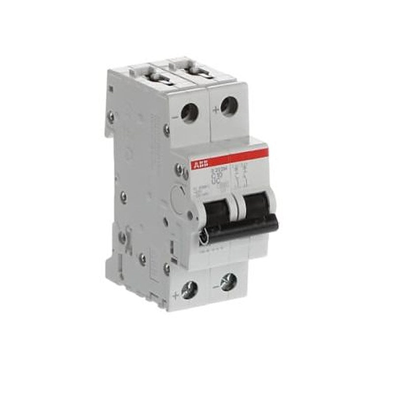 ABB System Pro M Compact S200 M UC Miniature Circuit Breaker, 2-Pole, 10A, Type C, 400V ac AC, 440 V dc DC, 10 kA