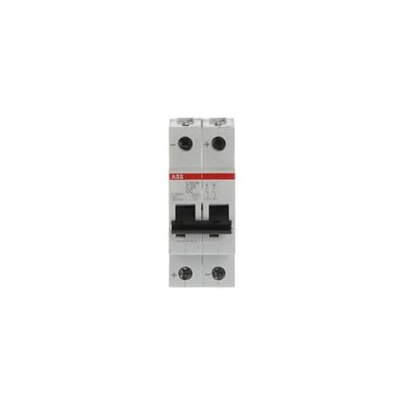 ABB System Pro M Compact S200 M UC Miniature Circuit Breaker, 2-Pole, 20A, Type C, 400V ac AC, 440 V dc DC, 10 kA