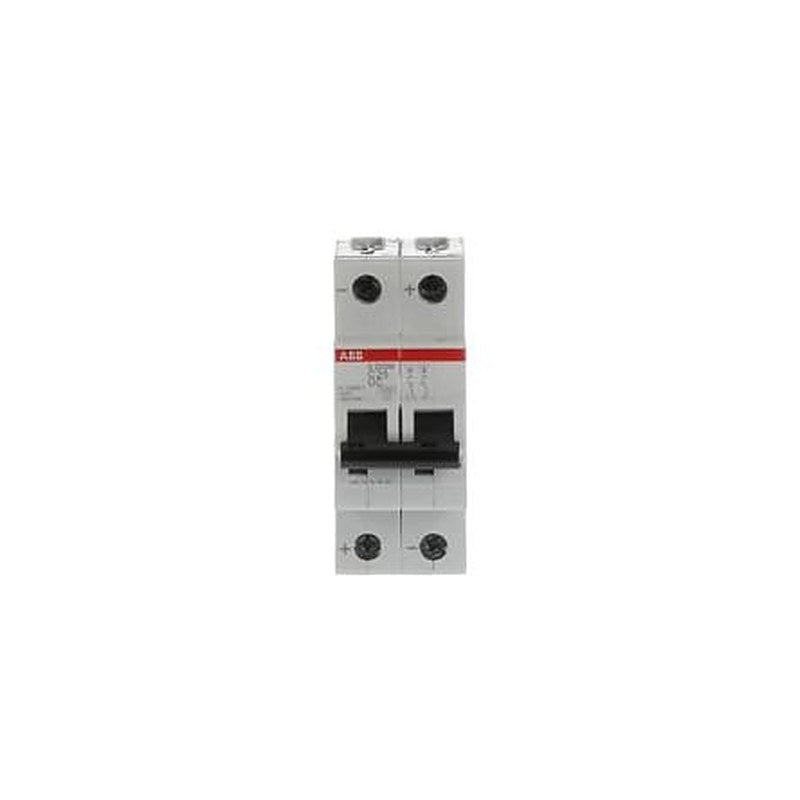 ABB System Pro M Compact S200 M UC Miniature Circuit Breaker, 2-Pole, 25A, Type C, 400V ac AC, 440 V dc DC, 10 kA