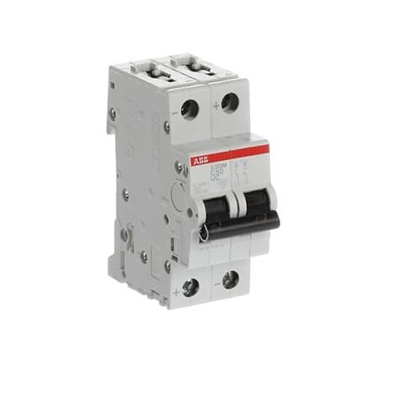 ABB System Pro M Compact S200 M UC Miniature Circuit Breaker, 2-Pole, 50A, Type C, 400V ac AC, 440 V dc DC, 10 kA