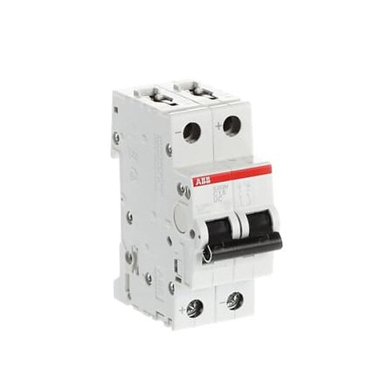 ABB System Pro M Compact S200 M UC Miniature Circuit Breaker, 2-Pole, 1.6A, Type C, 400V ac AC, 440 V dc DC, 10 kA