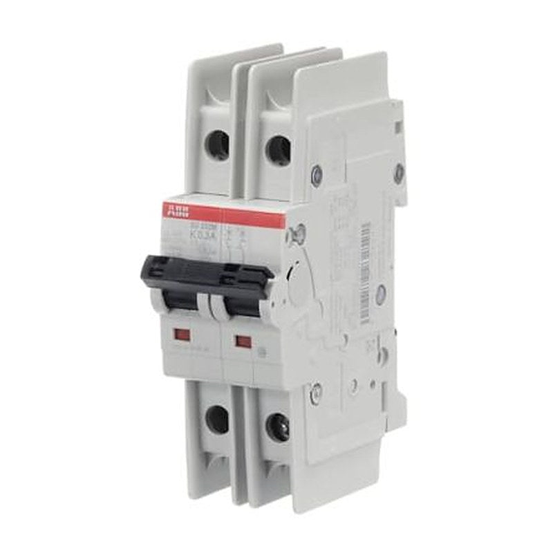 ABB SU200 M Miniature Circuit Breaker, 2-Pole, 0.3A, Type K, 440V ac AC, 96 V dc DC, 15 kA Breaking Capacity