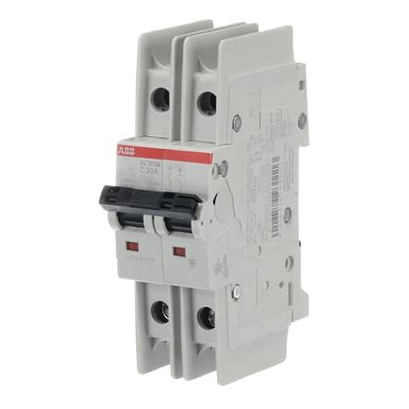 ABB SU200 M Miniature Circuit Breaker, 2-Pole, 20A, Type C, 440V ac AC, 96 V dc DC, 15 kA Breaking Capacity