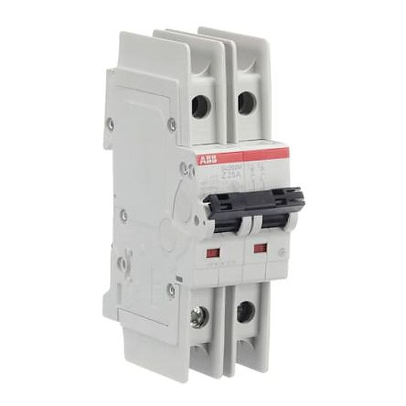 ABB SU200 M Miniature Circuit Breaker, 2-Pole, 25A, Type Z, 440V ac AC, 96 V dc DC, 15 kA Breaking Capacity