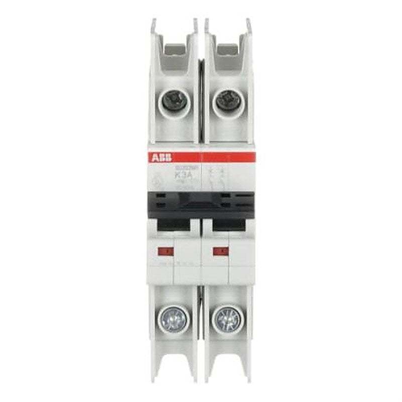 ABB System Pro M Compact SU200 MR Circuit Breaker, 2-Pole, 3A, Type K, 400V ac AC, 15 kA Breaking Capacity