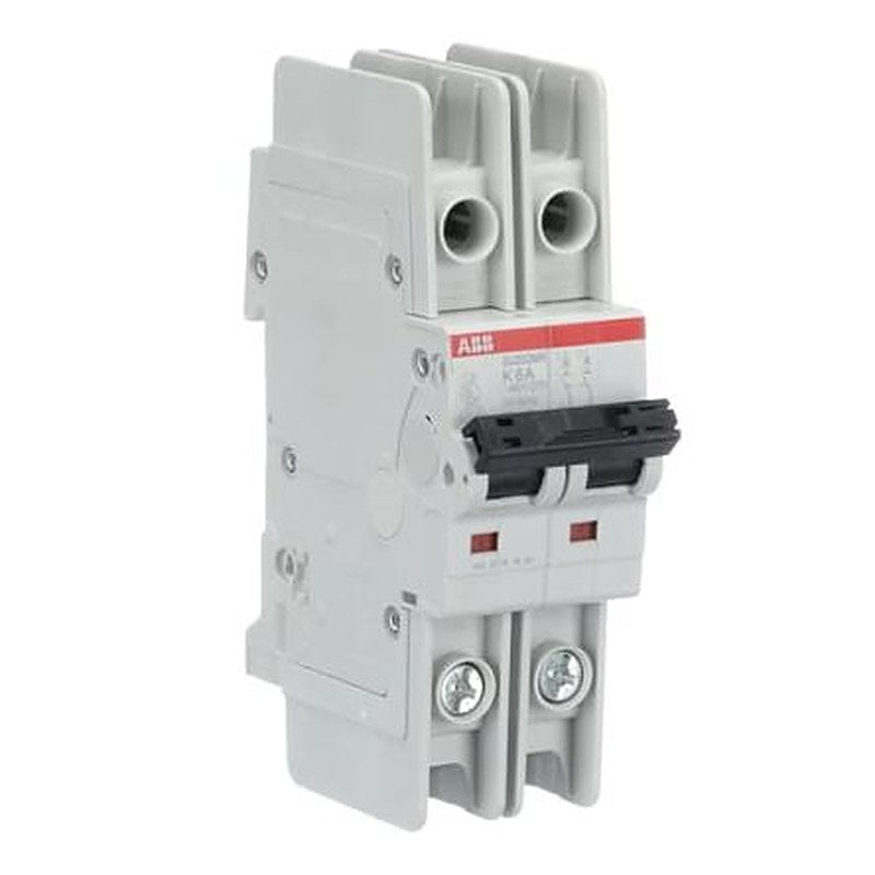 ABB System Pro M Compact SU200 MR Circuit Breaker, 2-Pole, 6A, Type K, 400V ac AC, 15 kA Breaking Capacity