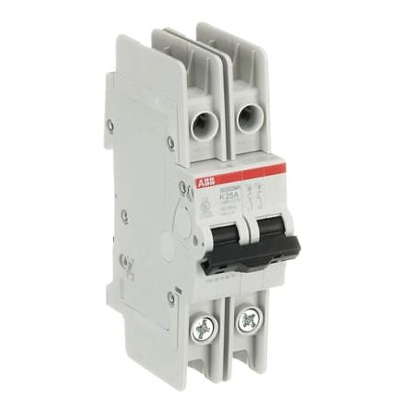 ABB System Pro M Compact SU200 MR Circuit Breaker, 2-Pole, 25A, Type K, 400V ac AC, 15 kA Breaking Capacity