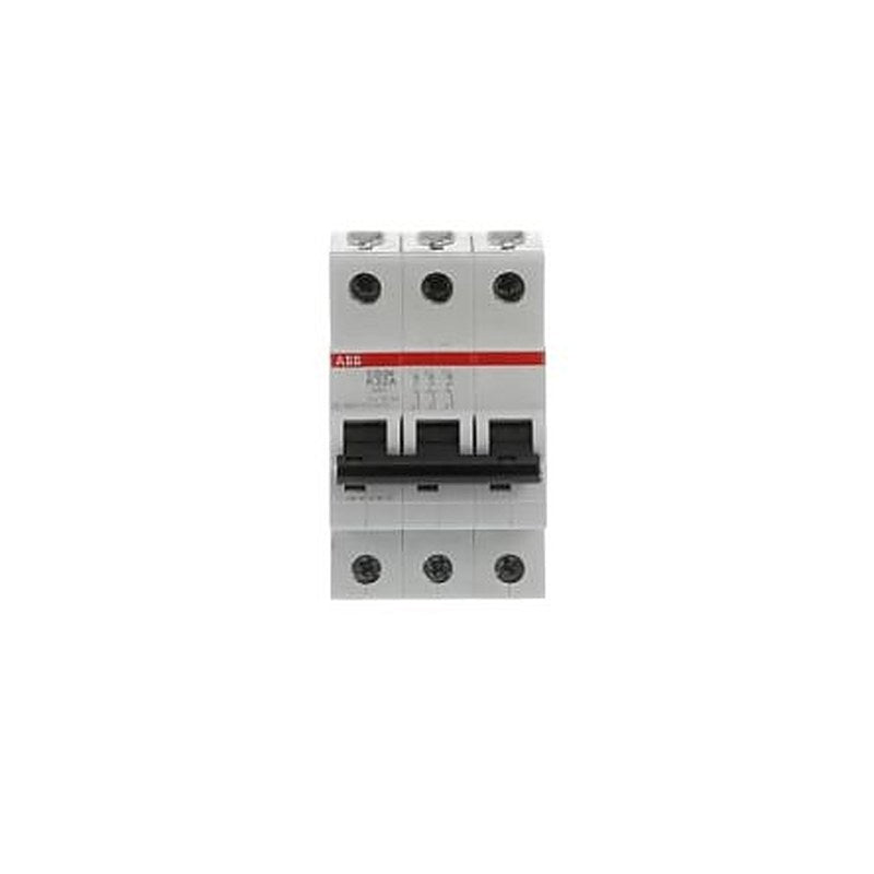 ABB System Pro M Compact S200M Miniature Circuit Breaker, 3-Pole, 32A, Type K, 400V ac AC, 125 V dc DC, 15 kA Breaking