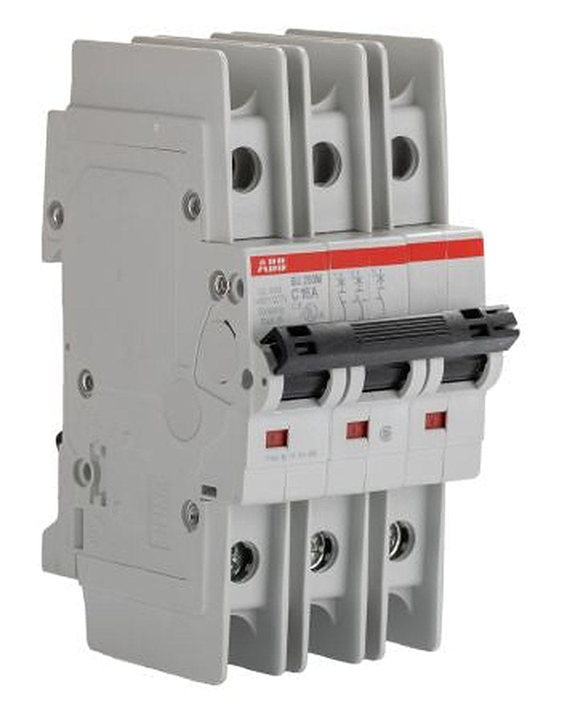 ABB System Pro M Compact SU200 M Miniature Circuit Breaker, 3-Pole, 16A, Type C, 400V ac AC, 400 V dc DC, 10 kA Breaking