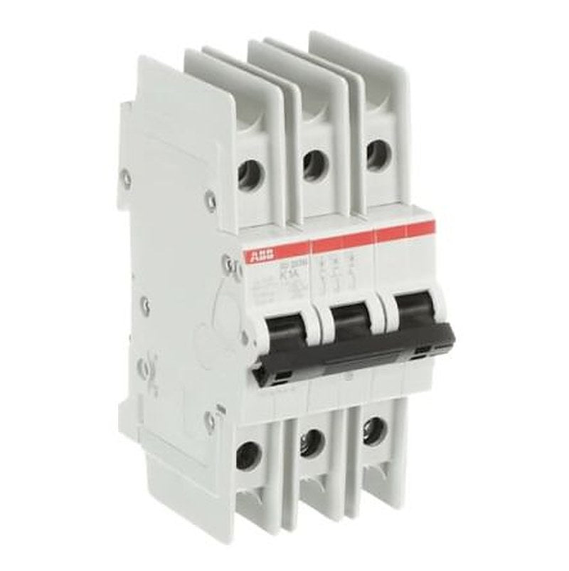 ABB SU200 M Miniature Circuit Breaker, 3-Pole, 1A, Type K, 400V ac AC, 15 kA Breaking Capacity