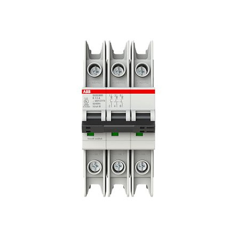 ABB System Pro M Compact SU200 MR Circuit Breaker, 3-Pole, 13A, Type K, 400V ac AC, 15 kA Breaking Capacity
