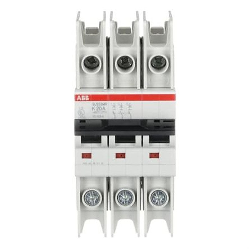 ABB System Pro M Compact SU200 MR Circuit Breaker, 3-Pole, 20A, Type K, 400V ac AC, 15 kA Breaking Capacity