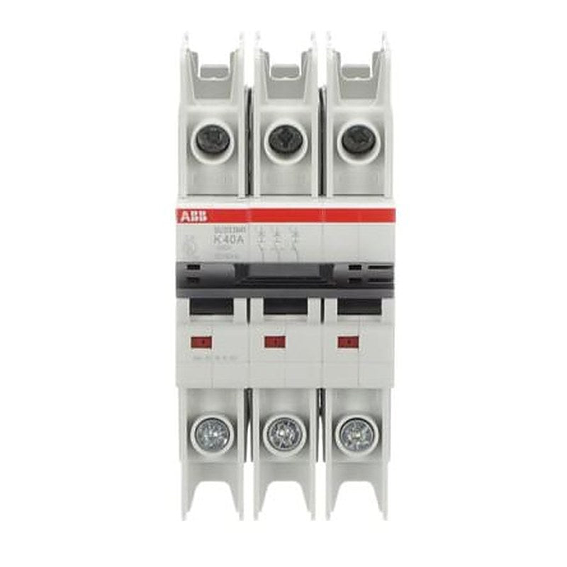 ABB System Pro M Compact SU200 MR Circuit Breaker, 3-Pole, 40A, Type K, 400V ac AC, 125 V dc DC, 15 kA Breaking Capacity
