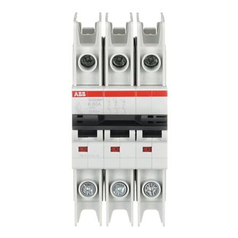 ABB System Pro M Compact SU200 MR Circuit Breaker, 3-Pole, 60A, Type K, 400V ac AC, 415 V dc DC, 15 kA Breaking Capacity
