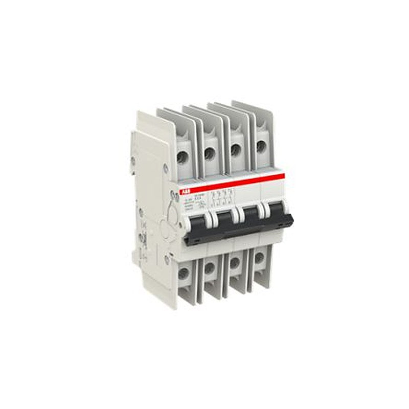 ABB SU200 M Miniature Circuit Breaker, 4-Pole, 8A, Type K, 480V ac AC, 25 kA Breaking Capacity