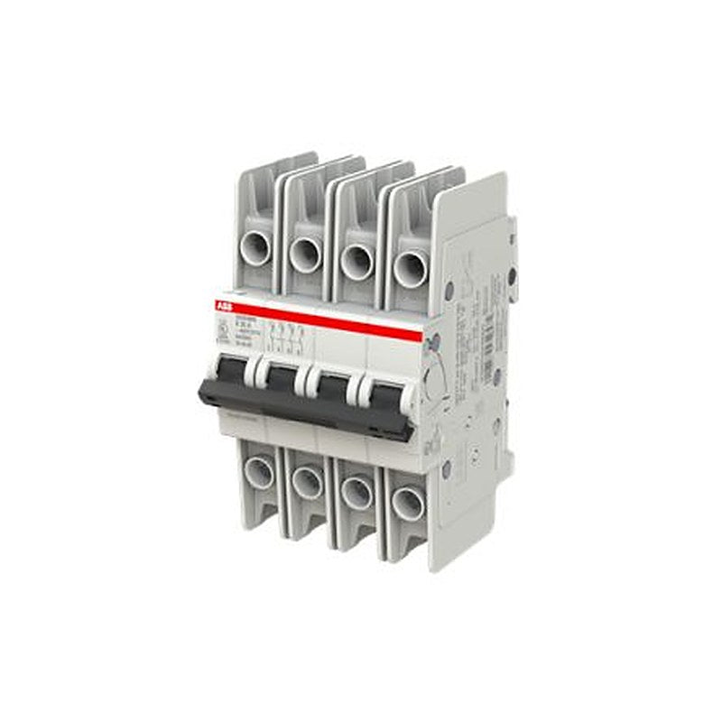 ABB System Pro M Compact SU200 MR Miniature Circuit Breaker, 4-Pole, 35A, Type K, 400V ac AC, 400 V dc DC, 15 kA