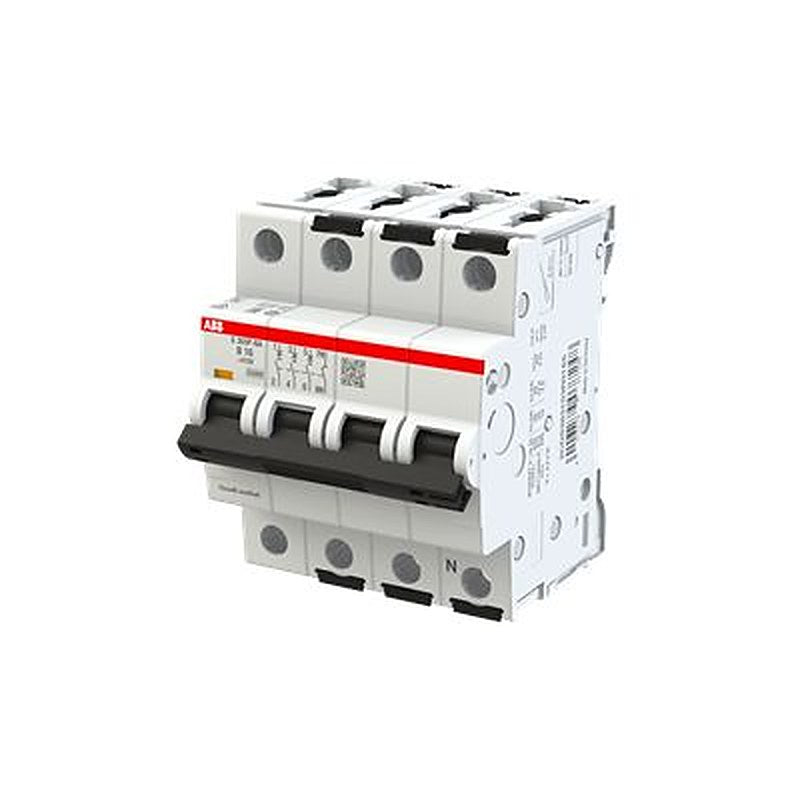 ABB System Pro M Compact S300P Miniature Circuit Breaker, 3-Pole, 16A, Type B, 415V ac AC, 125 V dc DC, 25 kA Breaking