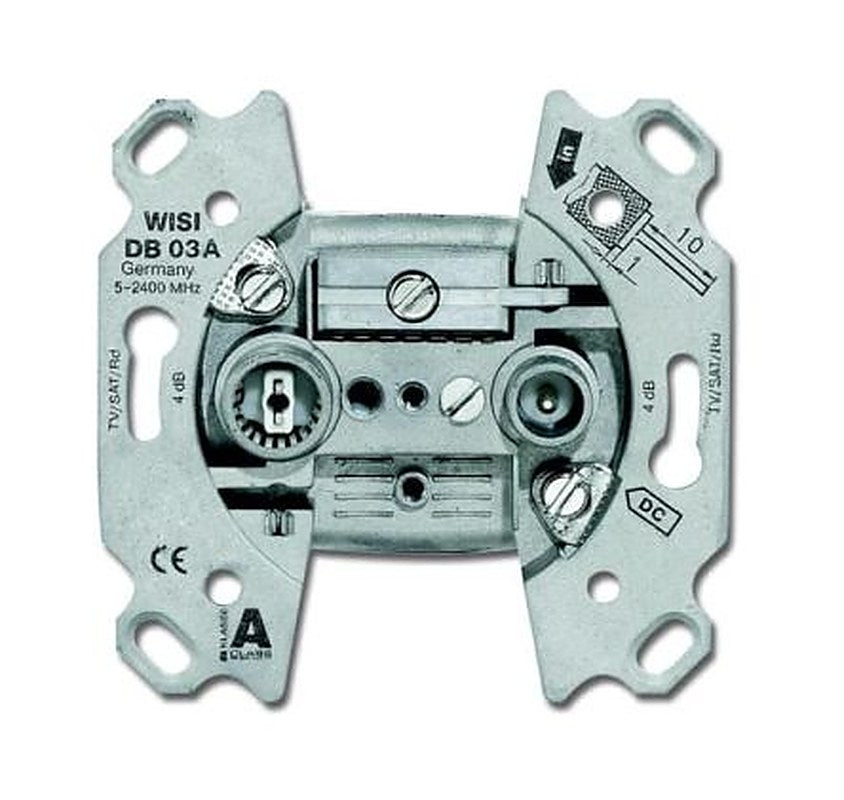 ABB Female 2 Outlet Socket, Flush
