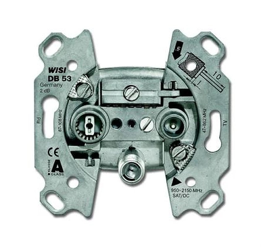 ABB Female 2 Outlet Socket, Flush