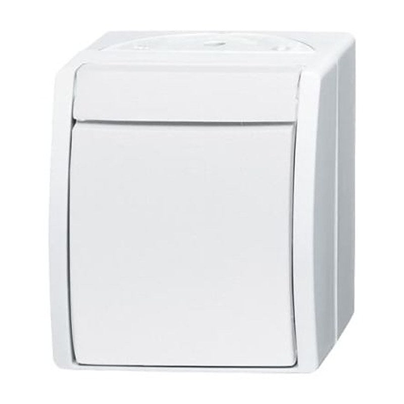 ABB White, 2 Way Rocker, 1 Gang, 2CKA001085A